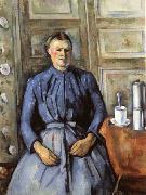 Paul Cezanne La Femme a la cafetiere oil painting